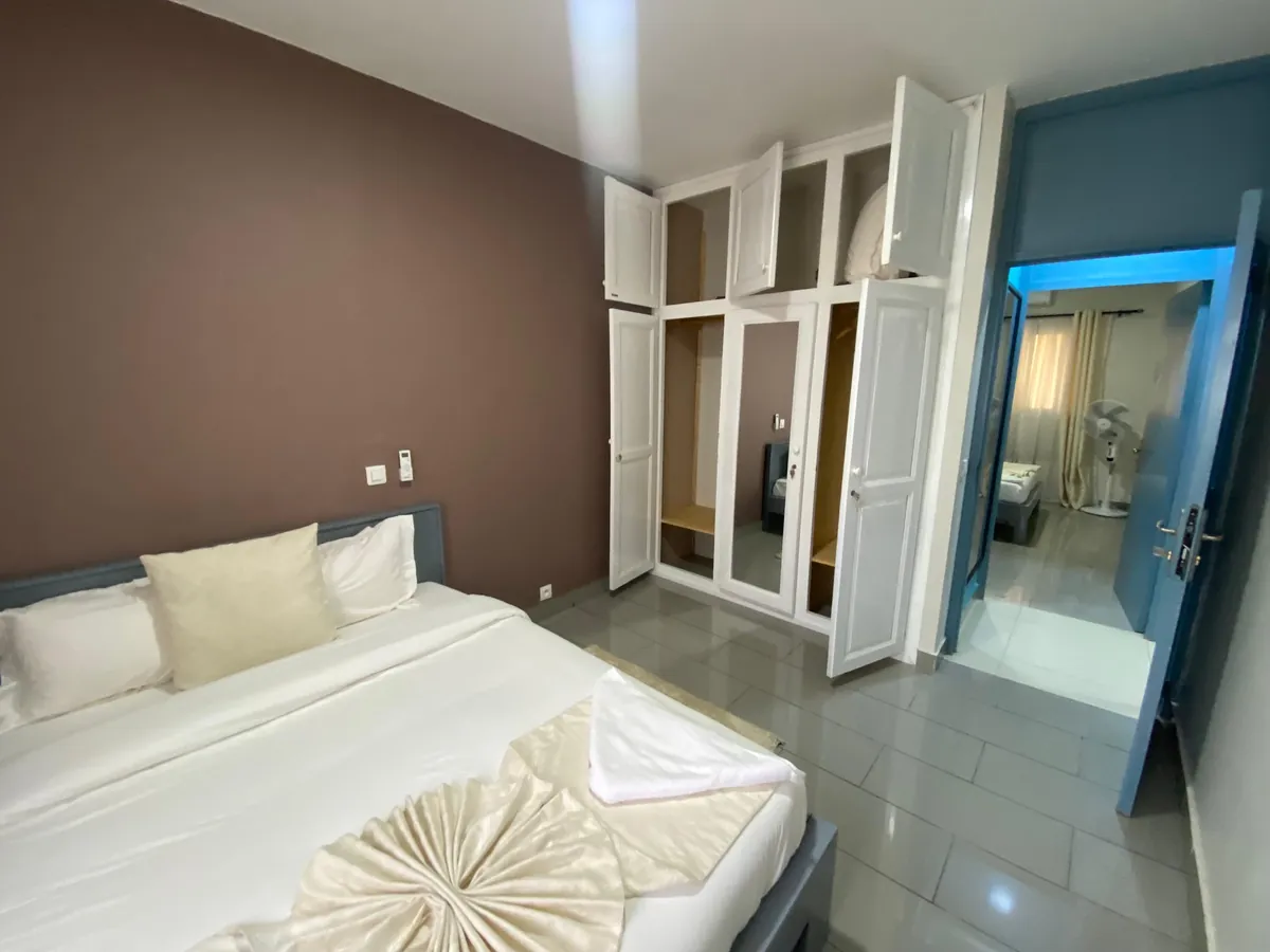 Bedroom with wardrobe