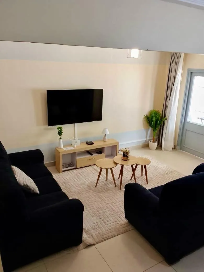 TV corner and sofas