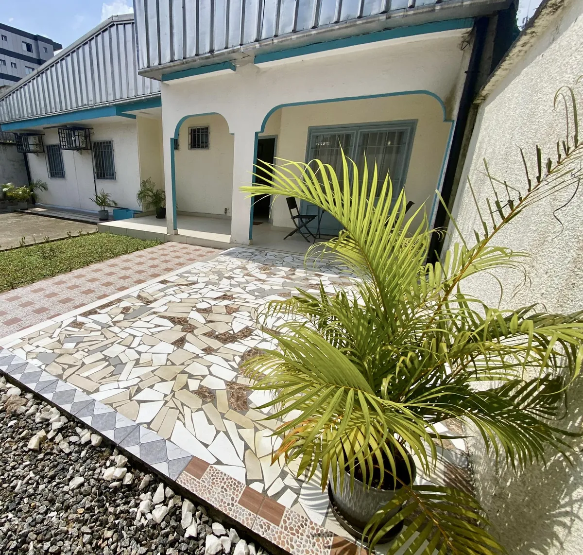 Mosaic terrace